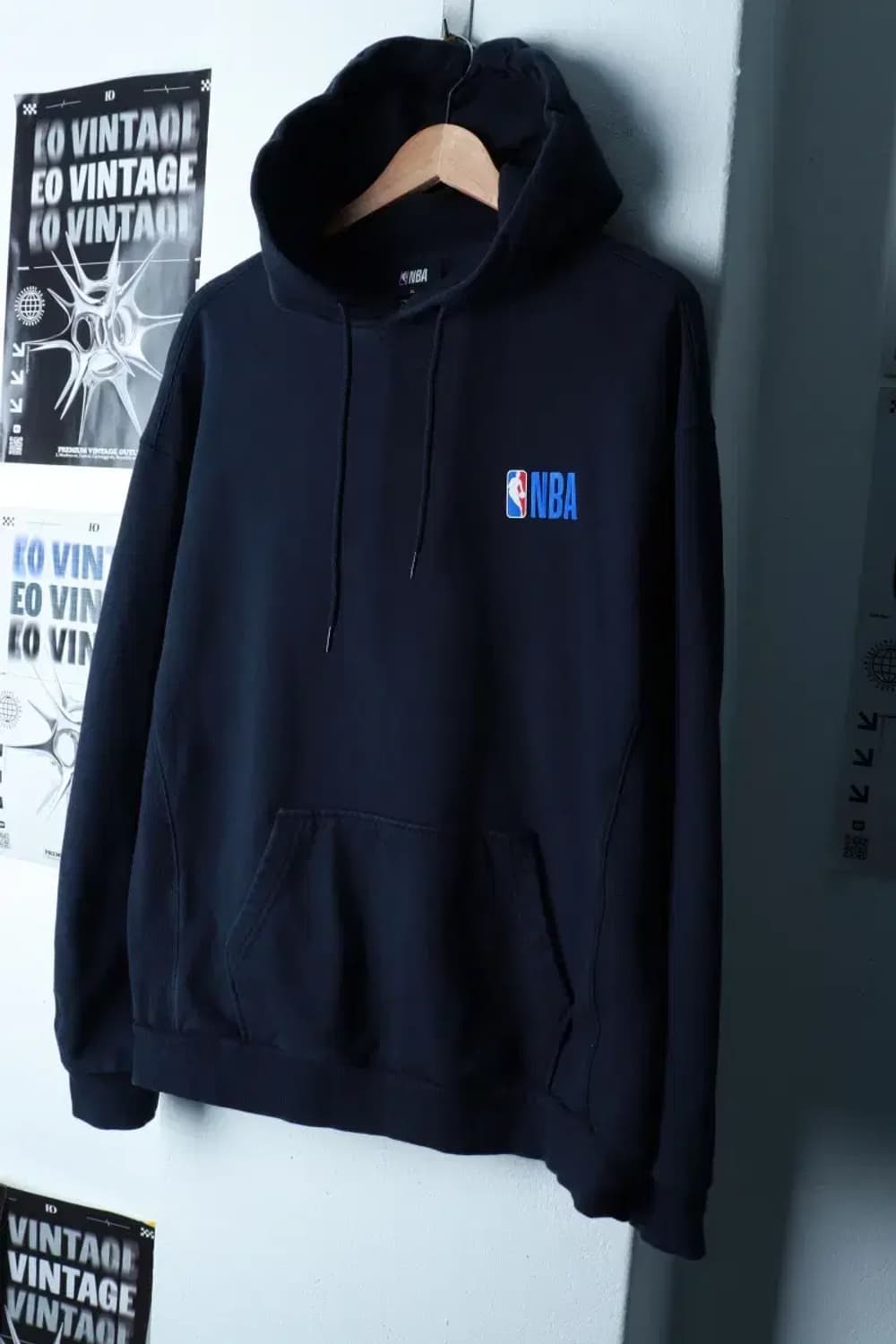 (XL-2XL) NBA 엔비에이 후드티셔츠 네이비 기모-16B6C 상품이미지1