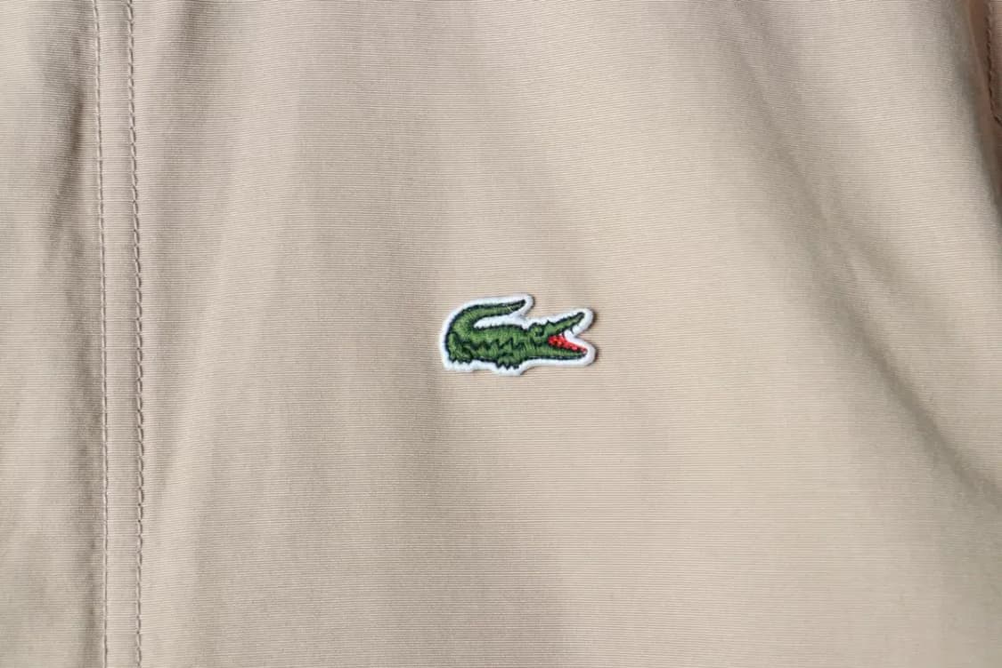 (L-XL) 라코스테 코트자켓 맥코트 베이지 면 치노 아메카지-16B74 상품이미지5