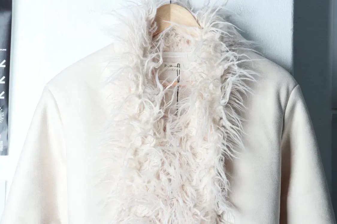 W(F) 비엔프롬 코트자켓 새상품 무스탕 화이트 퍼-16B76 상품이미지3