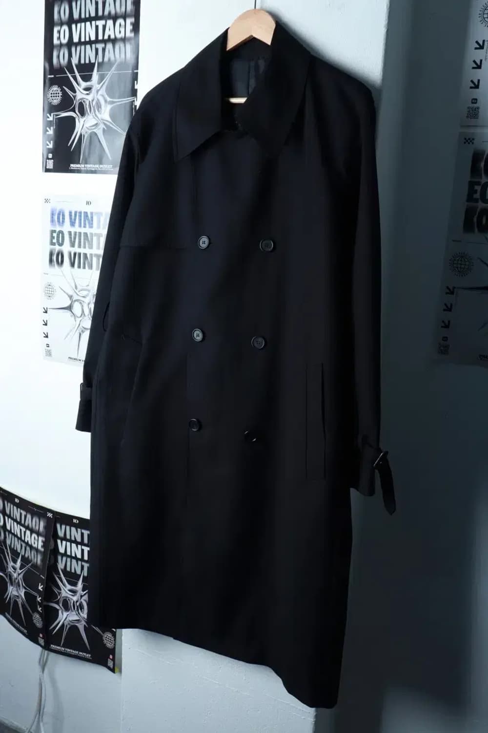 (L-XL) 엠엠지엘 코트자켓 더블 블랙 폴리-16B7D 상품이미지1