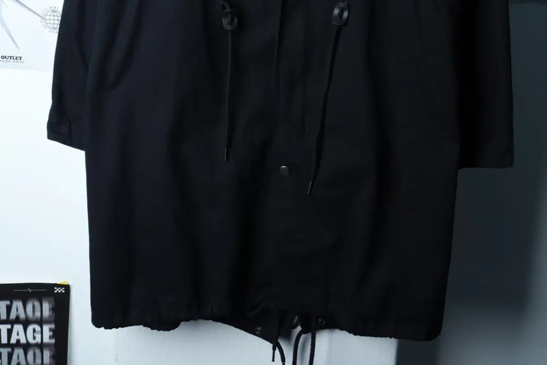 (L-XL) 언아웃핏 집업 바람막이 점퍼자켓 피쉬테일 블랙-16B7E 상품이미지4