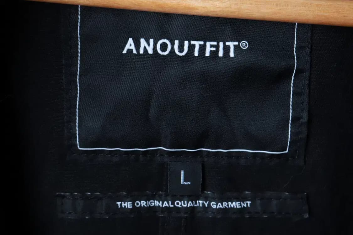 (L-XL) 언아웃핏 집업 바람막이 점퍼자켓 피쉬테일 블랙-16B7E 상품이미지5