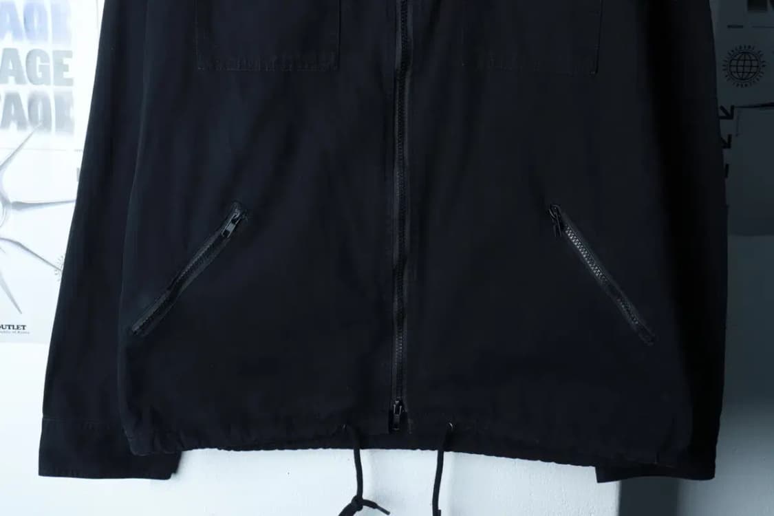 (L-XL) 파르티멘토 집업 바람막이 점퍼자켓 블랙 올드스쿨-16B7F 상품이미지4