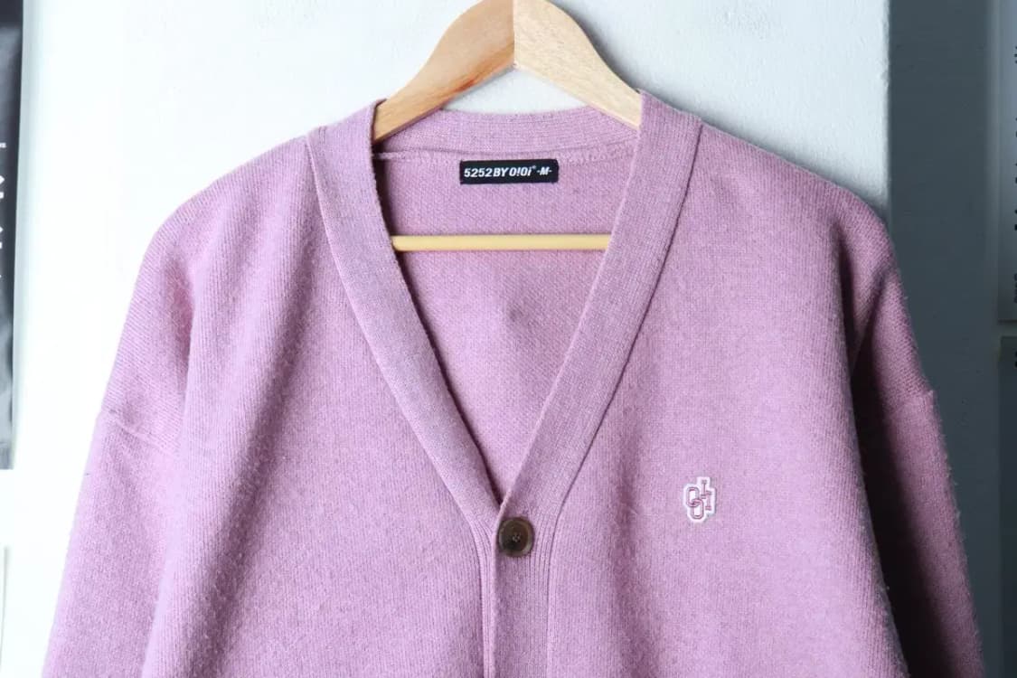 (M-L) 오아이오아이 니트 가디건 루즈핏 핑크 딸기우유-16B82 상품이미지3