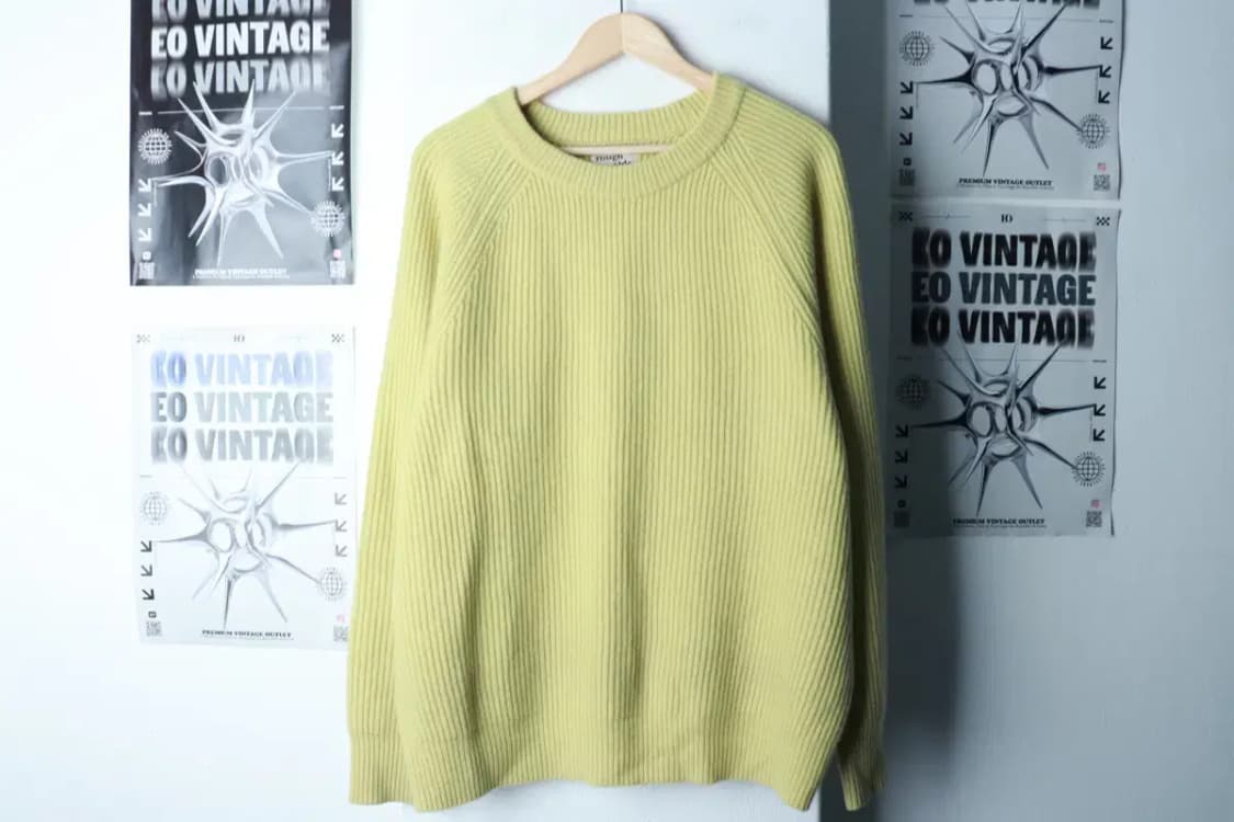 (F) 러프 사이드 니트 루즈핏 나그랑 헤비울 케이블-16B84 상품이미지2