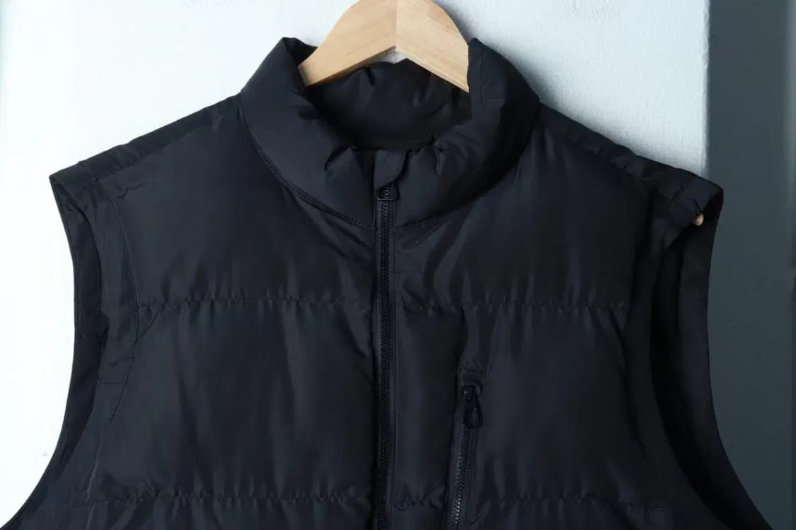 (L-XL) 자라 패딩 점퍼자켓 조끼 테크웨어 블랙-16B85 상품이미지3