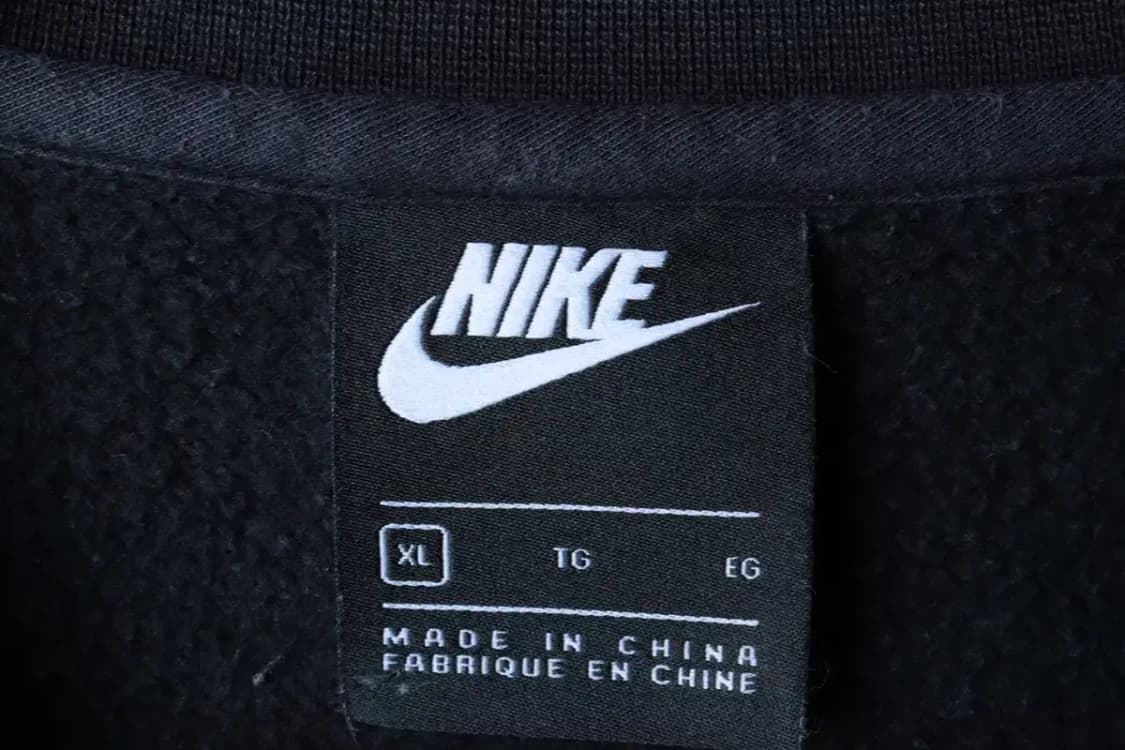 (XL) 나이키 맨투맨 티셔츠 사용감 크루넥 기모 블랙-16B87 상품이미지6