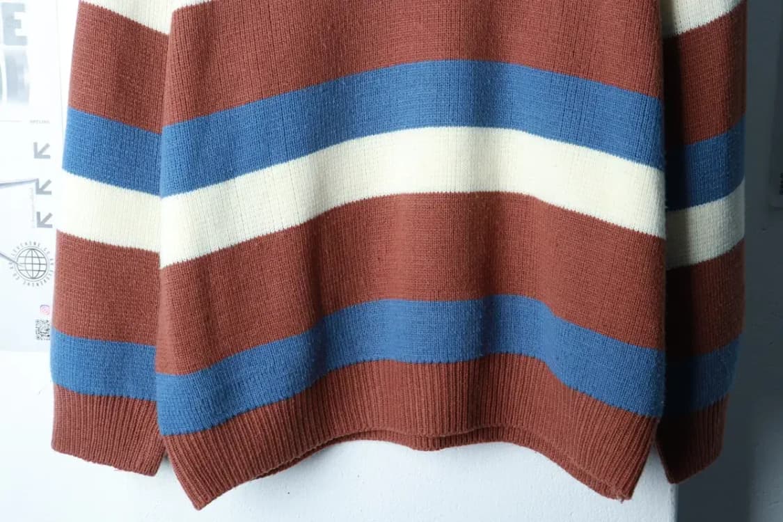 (M) 꼼파뇨 니트 스트라이프 컬러믹스-16B8A 상품이미지4