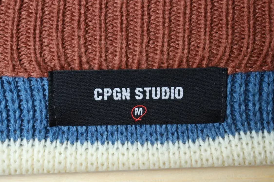 (M) 꼼파뇨 니트 스트라이프 컬러믹스-16B8A 상품이미지6