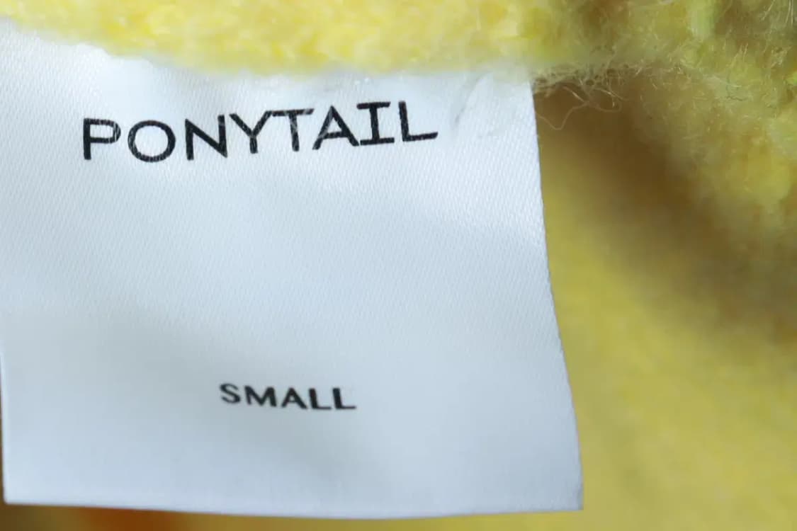 W(S) 포니테일 니트 조끼 모헤어 메리노울 개나리-16B8B 상품이미지6