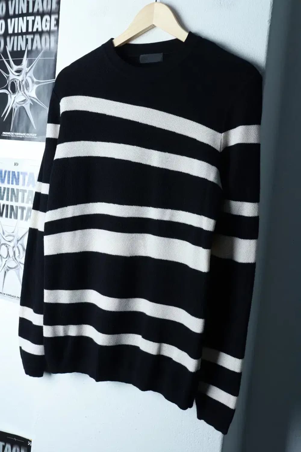 (L) 모마디자인 니트 스트라이프 울 유니크-16B8D 상품이미지1