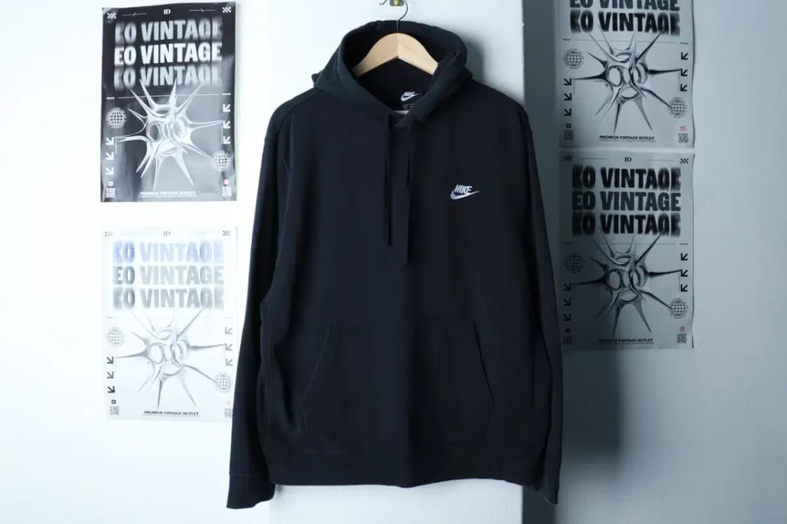 (2XL) 나이키 후드티셔츠 빅사이즈 블랙 기본-16B8E 상품이미지2