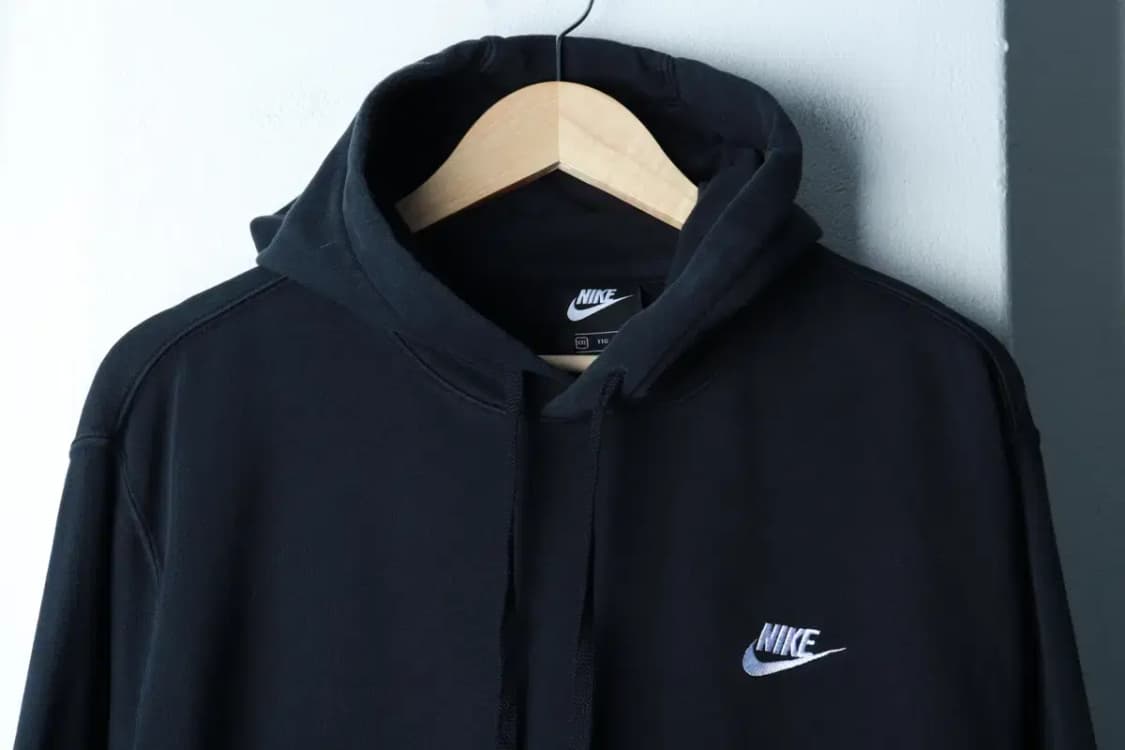 (2XL) 나이키 후드티셔츠 빅사이즈 블랙 기본-16B8E 상품이미지3