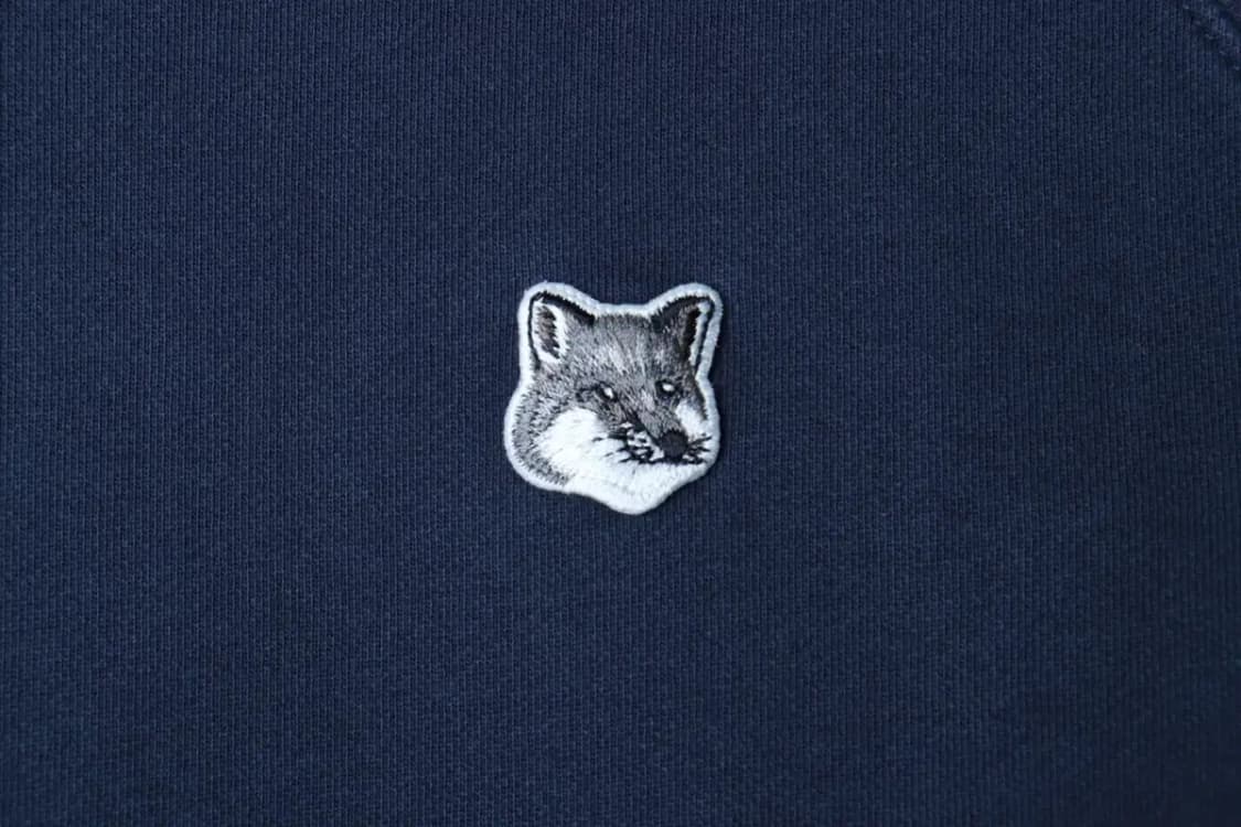 (M) 메종키츠네 맨투맨 티셔츠 폭스헤드 네이비-16ADD 상품이미지5