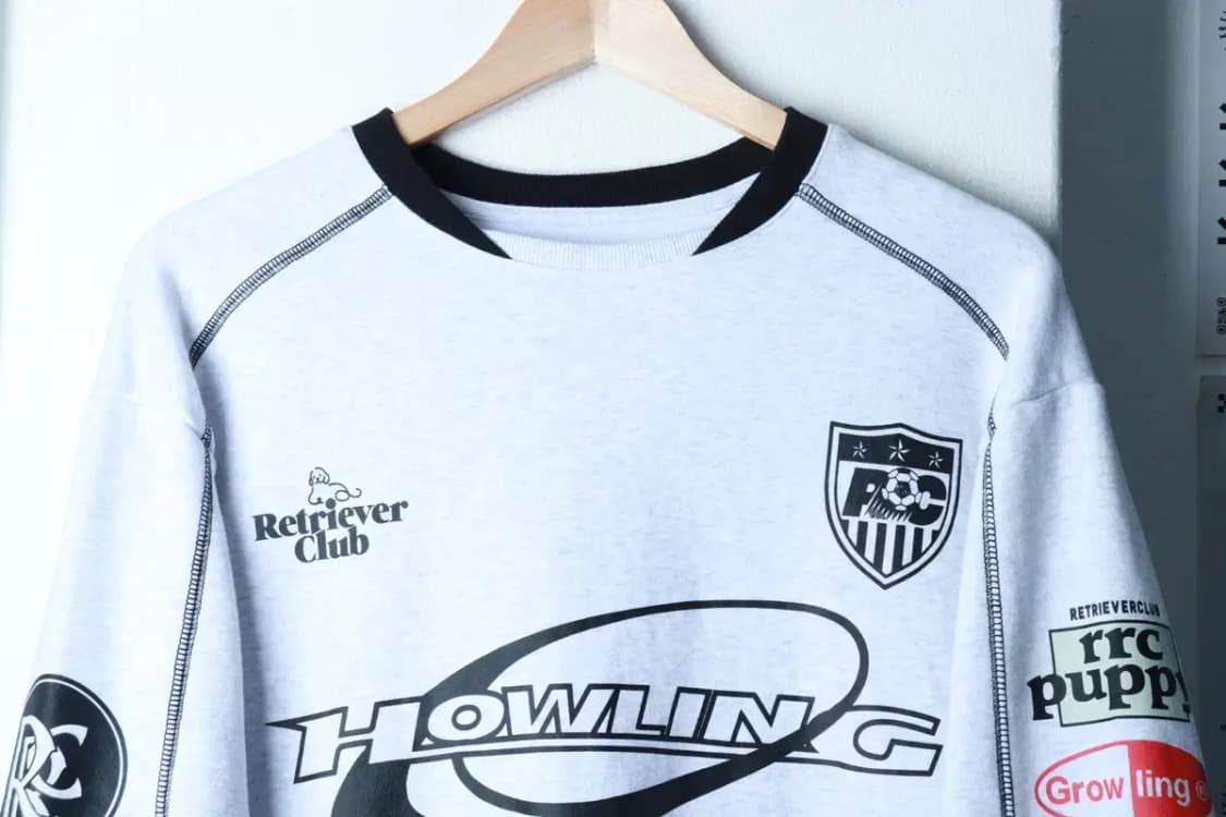 (M-L) 리트리버클럽 맨투맨 티셔츠 멜란지 블록코어 올드스쿨-16ADF 상품이미지3