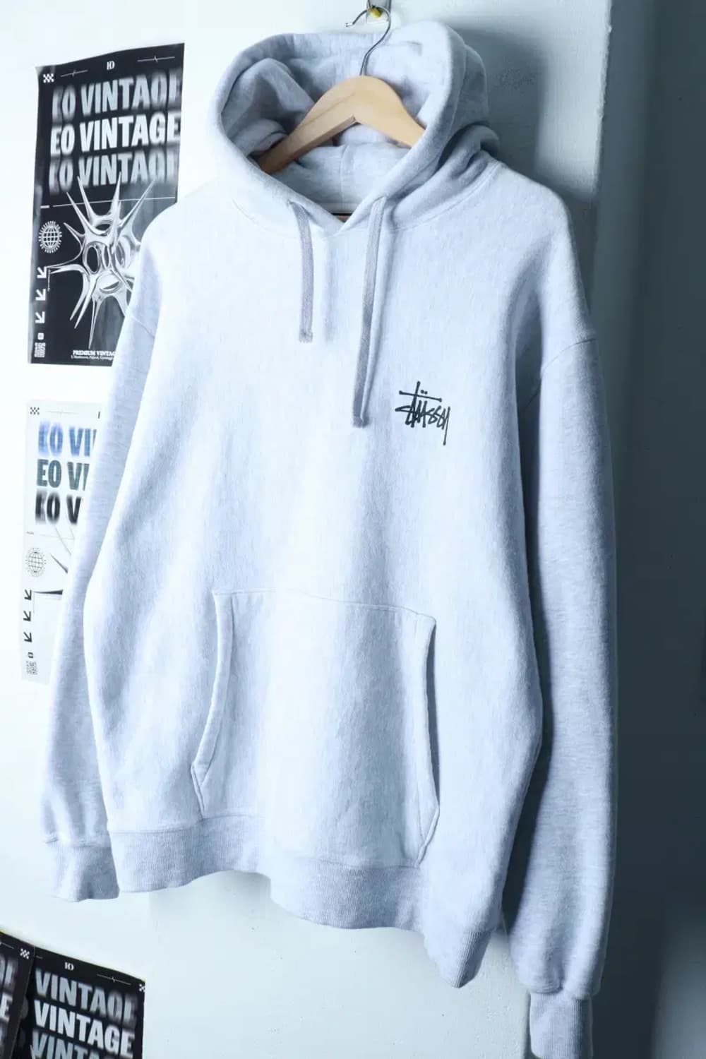 (L-XL) 스투시 후드티셔츠 베이직로고 기모 스트릿-16AE0 상품이미지1