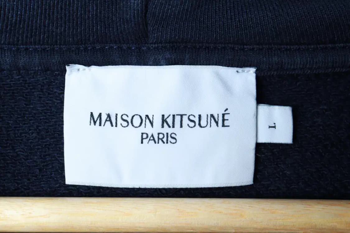 (L-XL) 메종키츠네 후드티셔츠 칠랙스 폭스 네이비-16AE2 상품이미지6