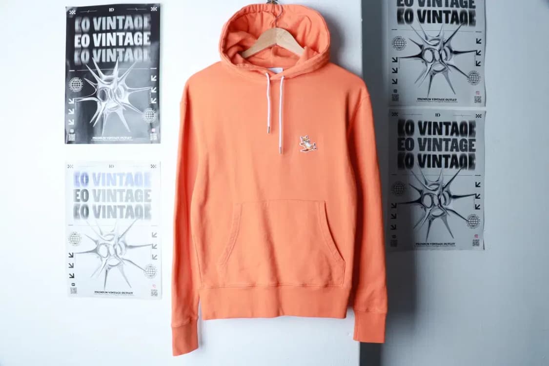 (XS-S) 메종키츠네 후드티셔츠 칠랙스 폭스 오렌지-16AE3 상품이미지2