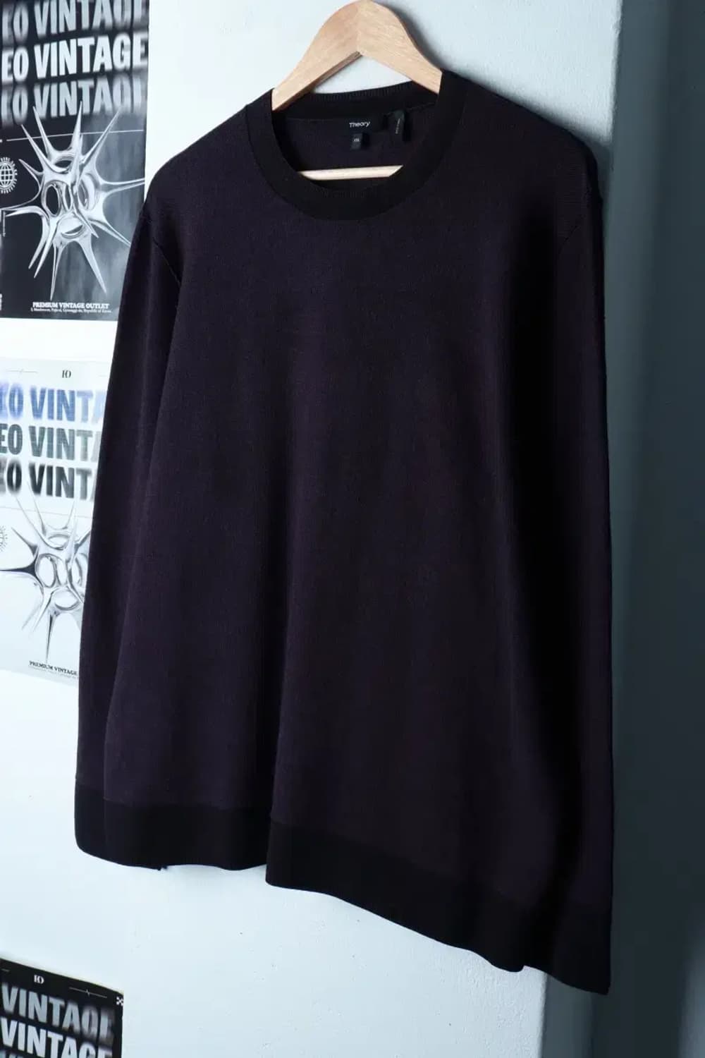 (2XL) 띠어리 니트 빅사이즈 비스코스 퍼플 리갈-16AE5 상품이미지1