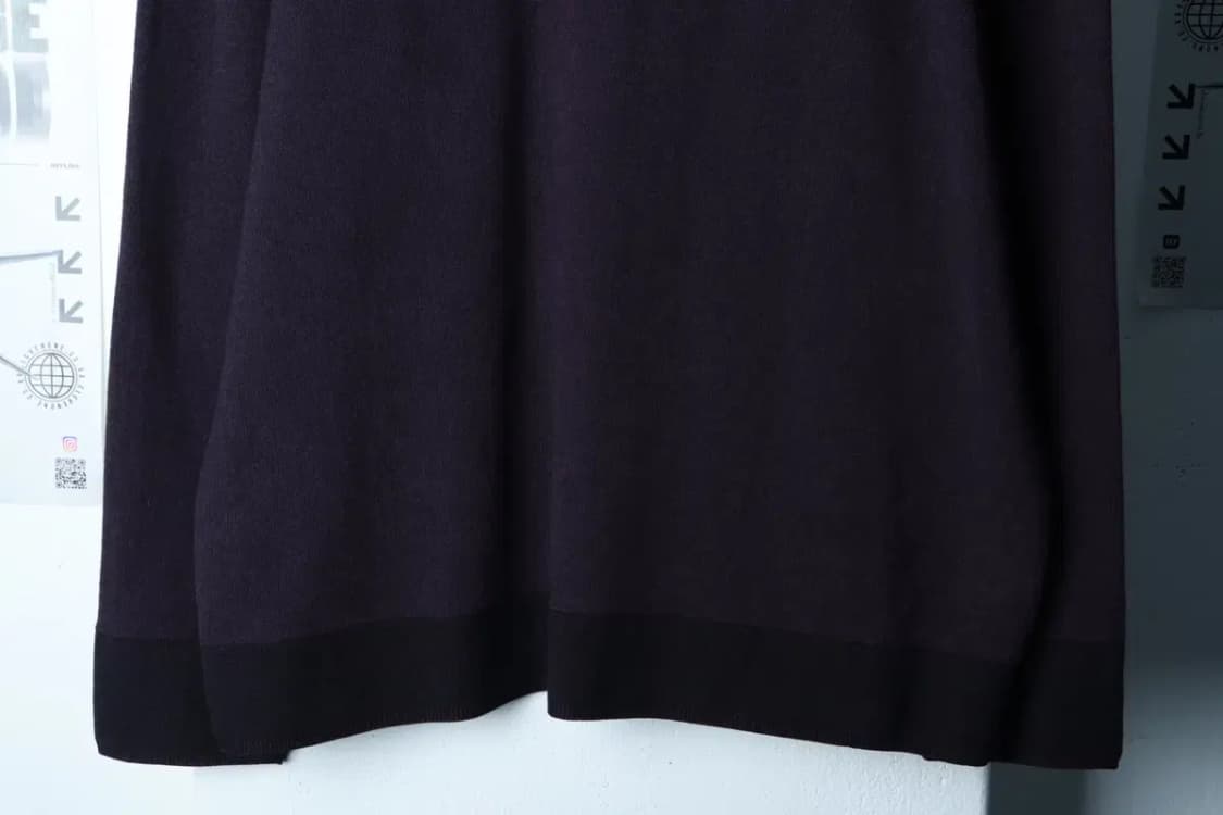 (2XL) 띠어리 니트 빅사이즈 비스코스 퍼플 리갈-16AE5 상품이미지4