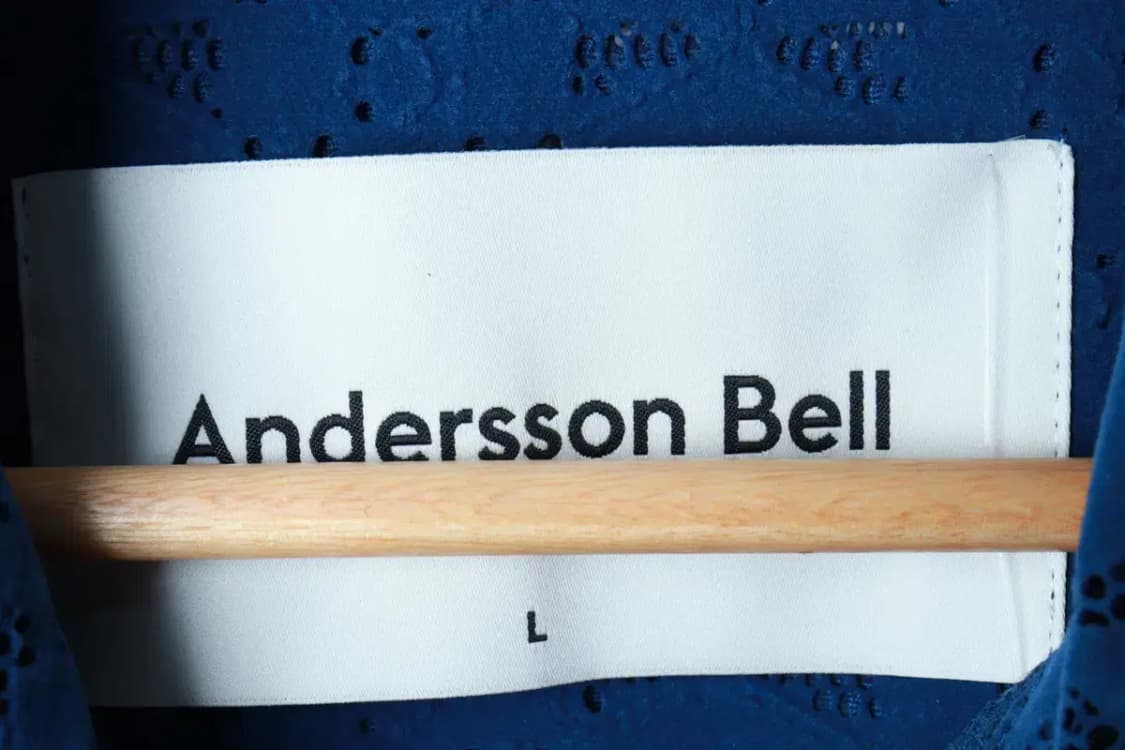 (L-XL) 앤더슨벨 집업 바람막이 점퍼자켓 레더 세무 블루-16AE7 상품이미지7