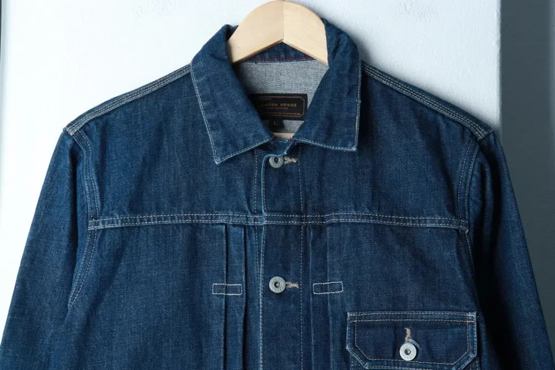 (L-XL) 유니폼브릿지 집업 바람막이 점퍼자켓 데님 트러커-16AE8 상품이미지3