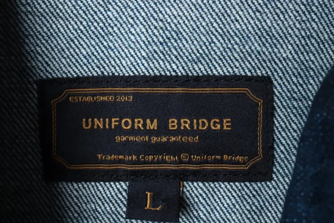 (L-XL) 유니폼브릿지 집업 바람막이 점퍼자켓 데님 트러커-16AE8 상품이미지5