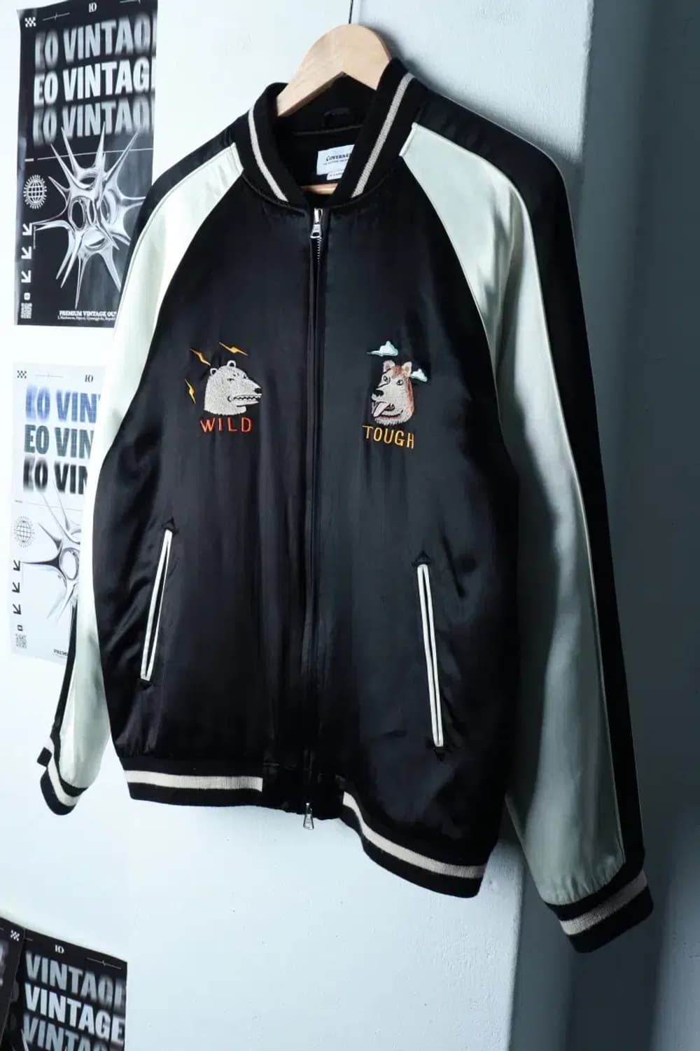 (XL-2XL) 커버낫 집업 바람막이 점퍼자켓 스카잔 자수-16AEA 상품이미지1