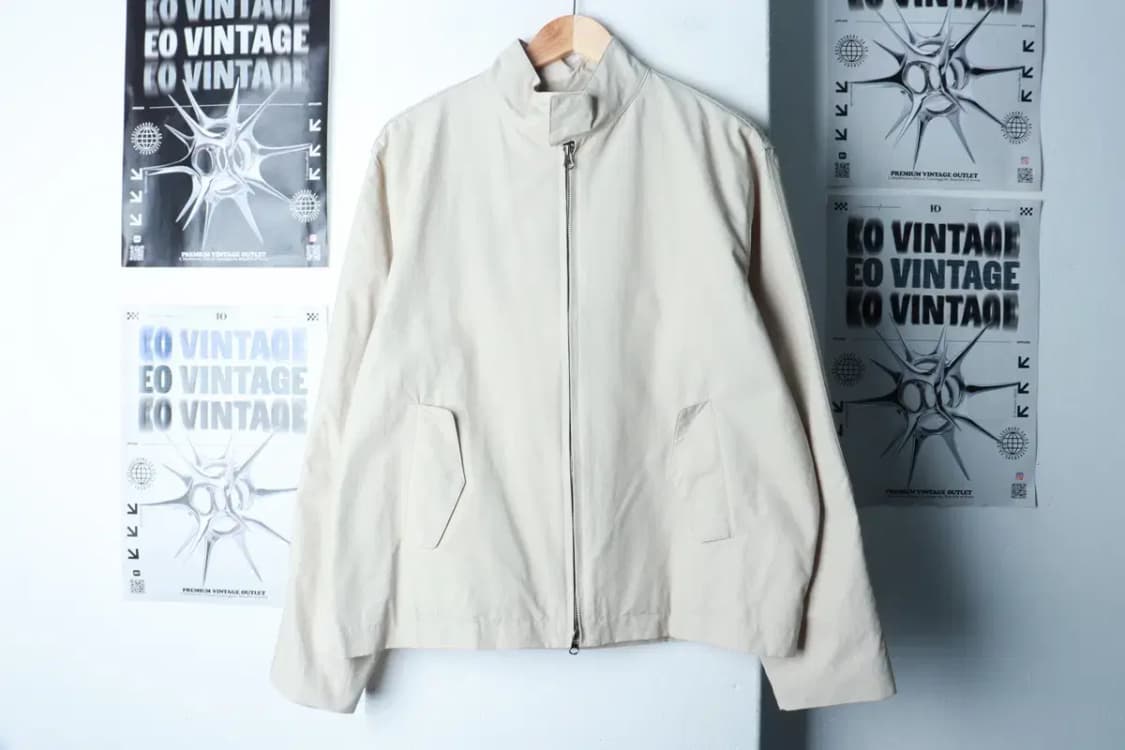 (L-XL) 젠틀X커버 집업 바람막이 점퍼자켓 블루종 베이지-16AED 상품이미지2