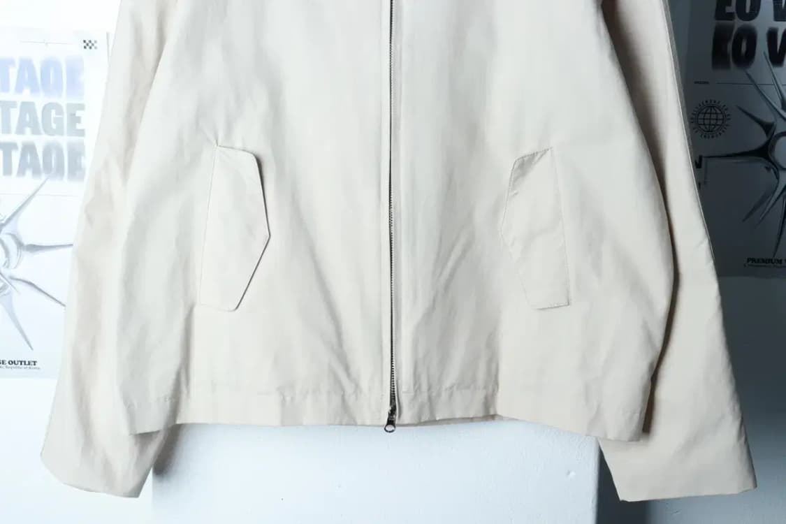 (L-XL) 젠틀X커버 집업 바람막이 점퍼자켓 블루종 베이지-16AED 상품이미지4