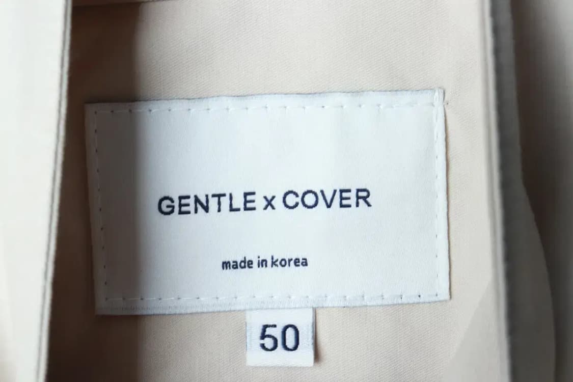(L-XL) 젠틀X커버 집업 바람막이 점퍼자켓 블루종 베이지-16AED 상품이미지5