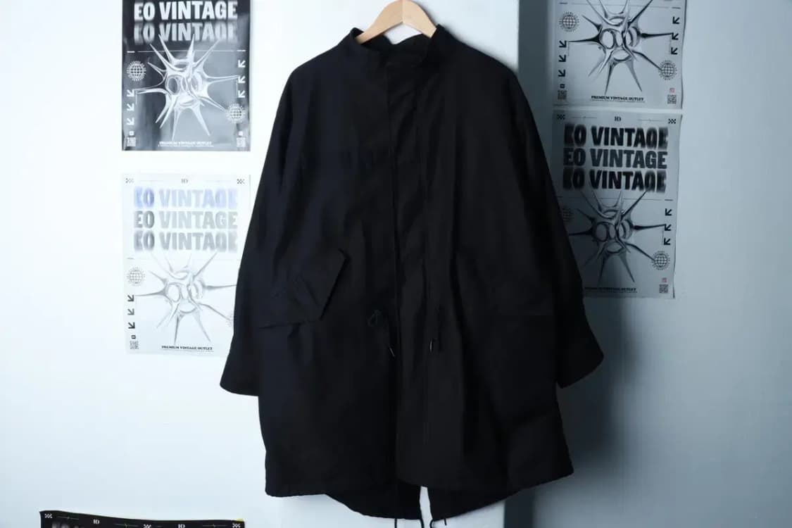 (S-L) 오로 집업 바람막이 점퍼자켓 피쉬테일 블랙 아메카지-16AEF 상품이미지2