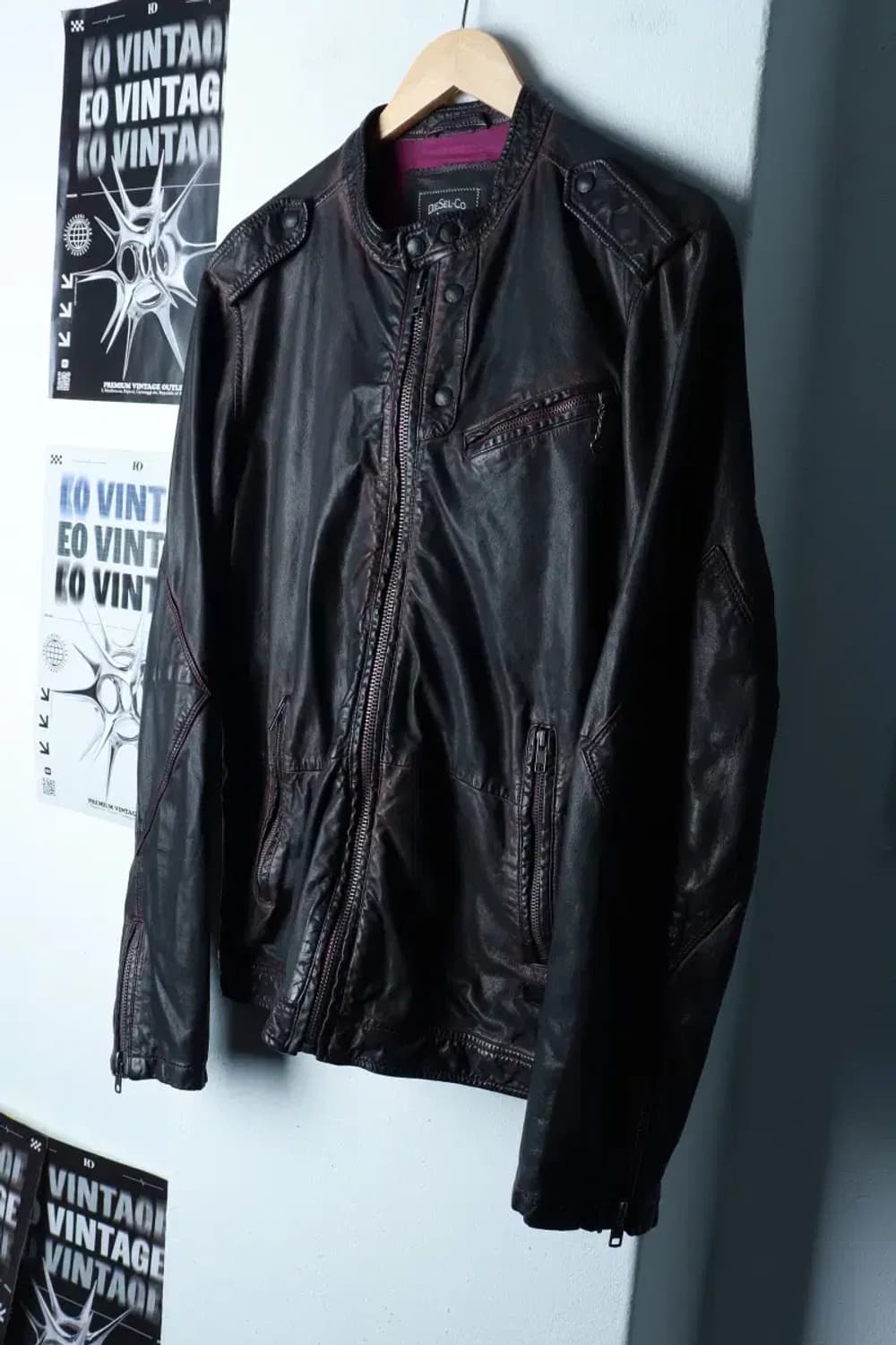 (L-XL) 디젤 집업 바람막이 점퍼자켓 피그먼트 워시드-16AF2 상품이미지1