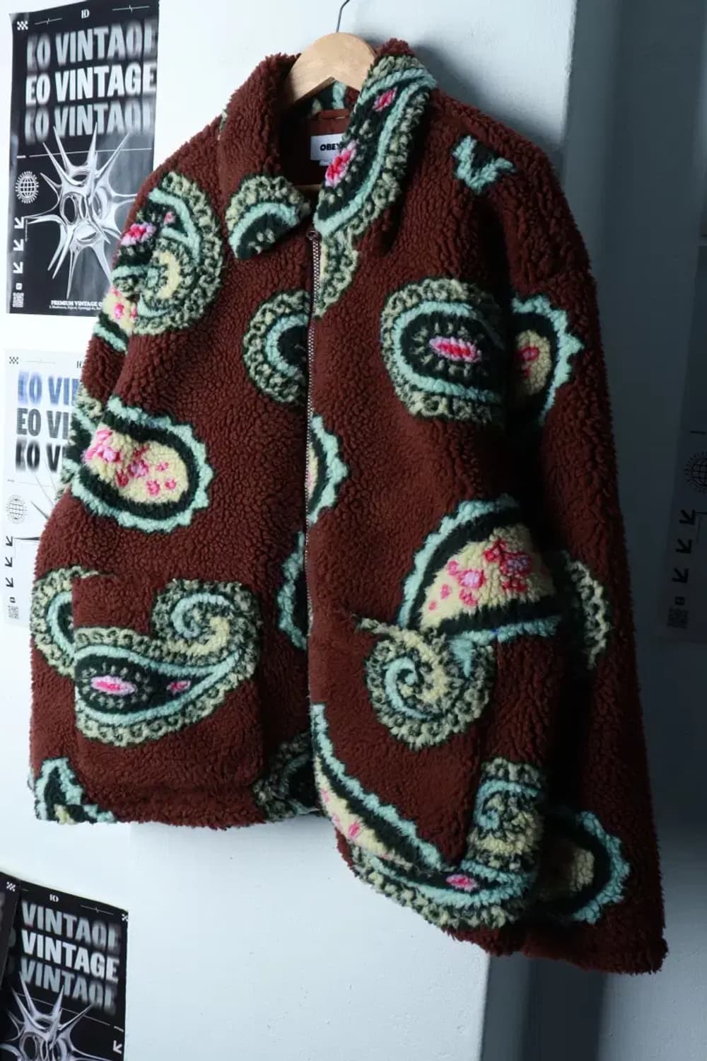 (XL-2XL) 오베이 집업 바람막이 점퍼자켓 빅사이즈-16AF8 상품이미지1