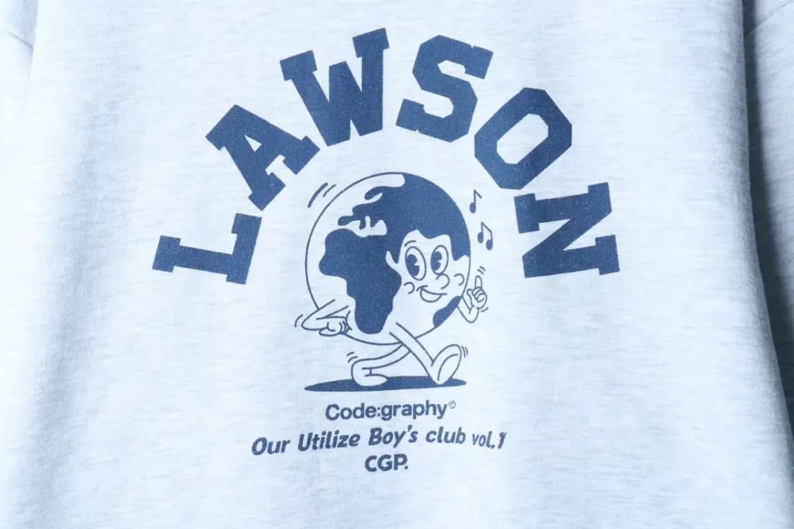 (M-L) 코드그라피 맨투맨 티셔츠 빅로고 멜란지 올드스쿨-16AFD 상품이미지5