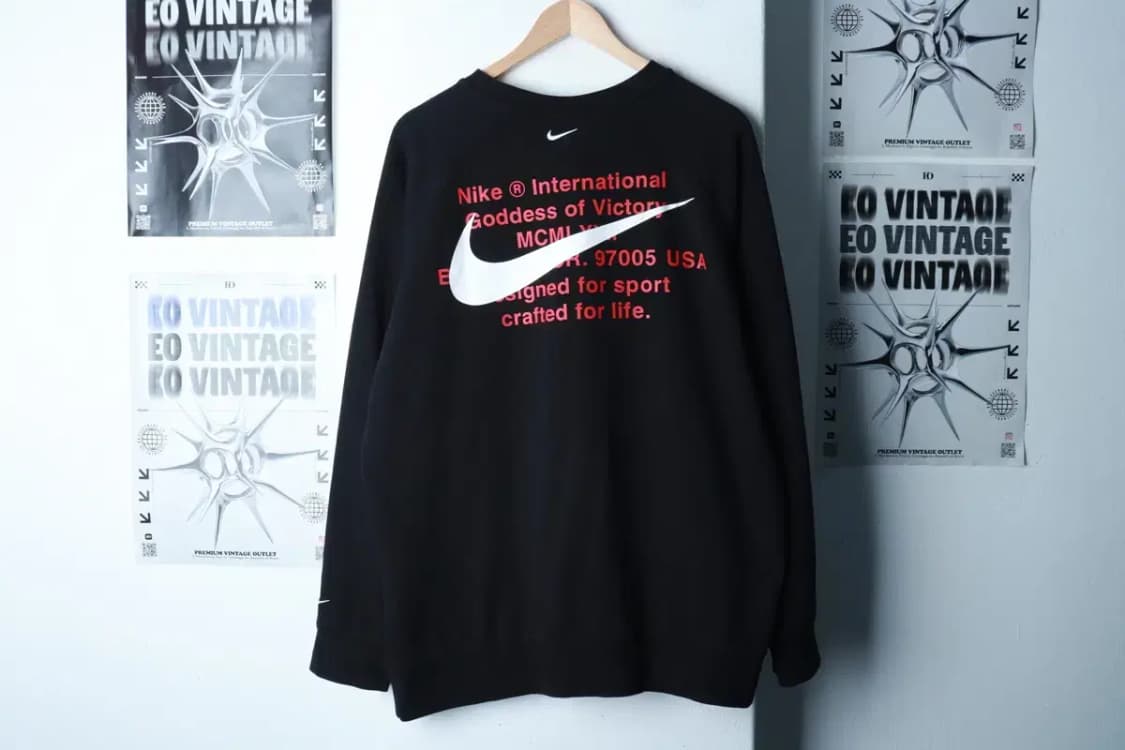 (2XL) 나이키 맨투맨 티셔츠 빅사이즈 더블스우시 올드스쿨-16AFE 상품이미지7