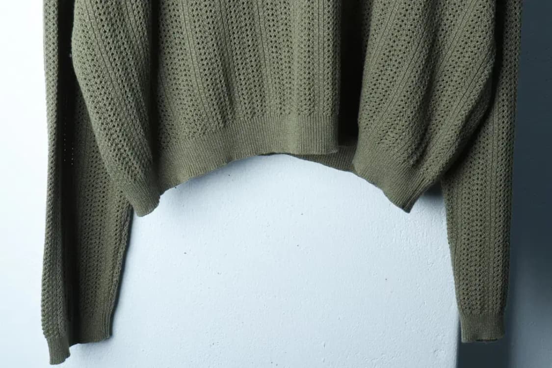 (L-XL) 프레이 니트 빅로고 그린 스트릿 연예인 다수착용-16C8B 상품이미지4