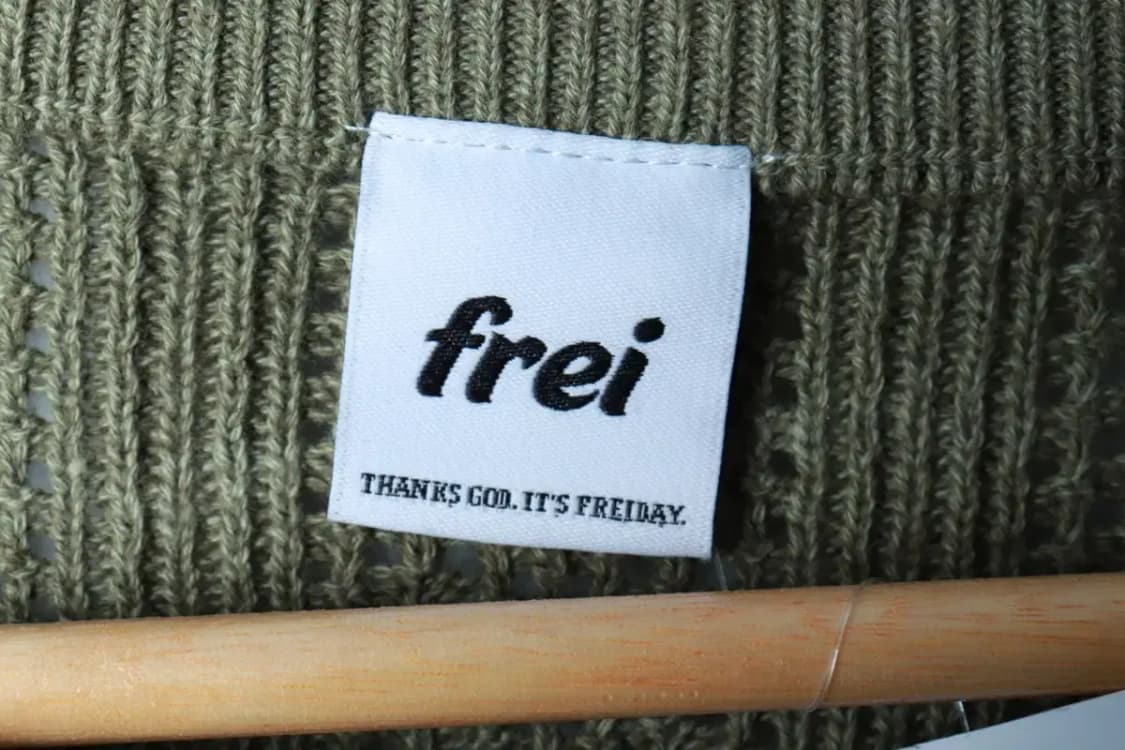 (L-XL) 프레이 니트 빅로고 그린 스트릿 연예인 다수착용-16C8B 상품이미지6