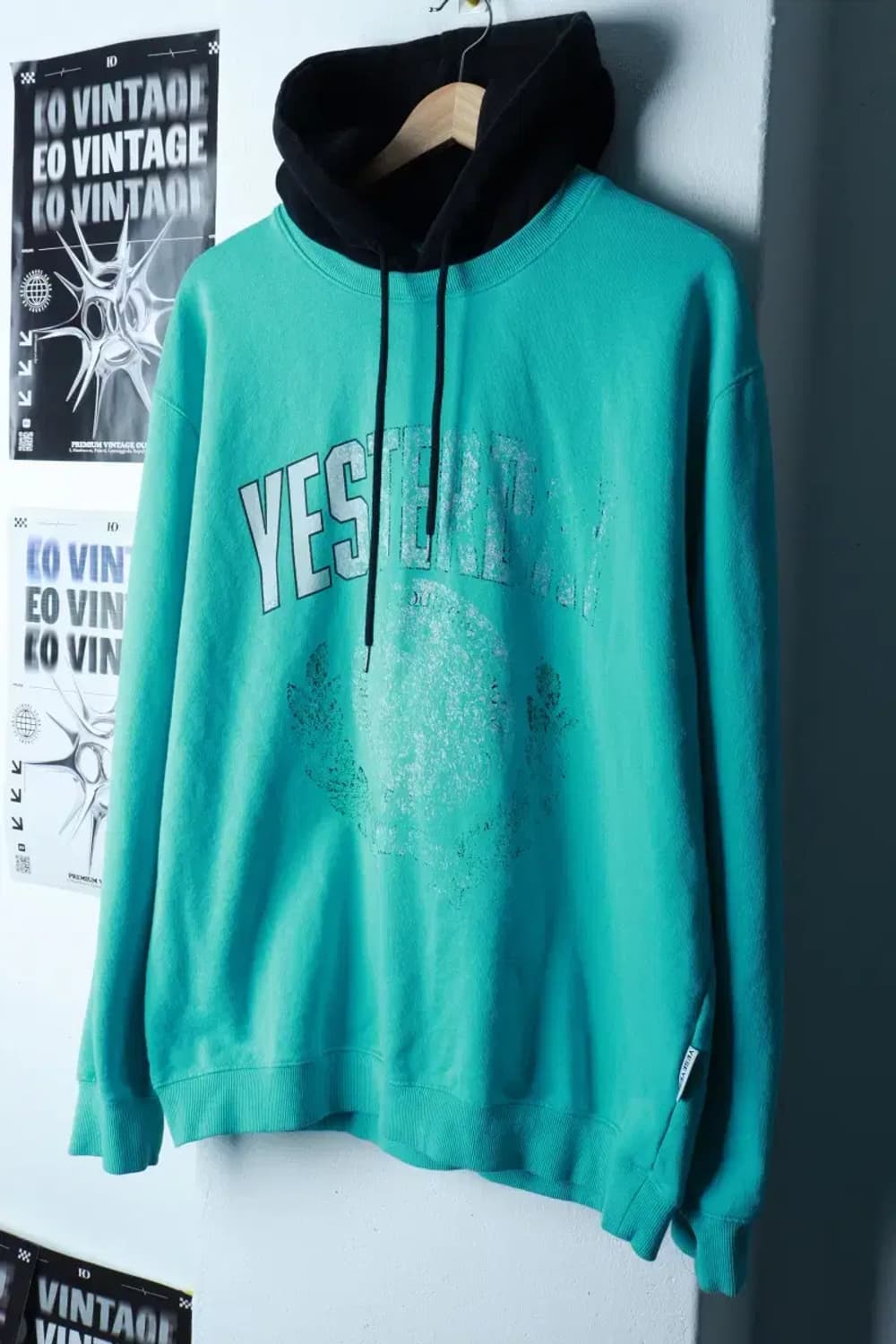 (XL-2XL) 예스아이씨 후드티셔츠 빅사이즈 빈티지프린팅-16C8D 상품이미지1