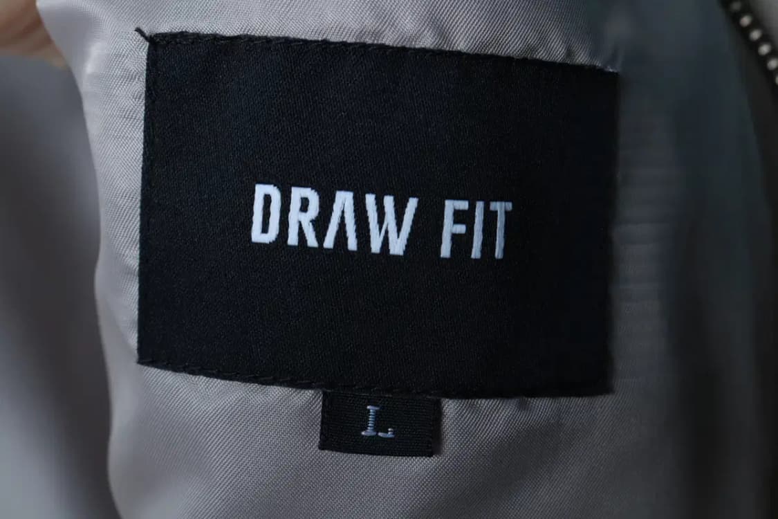 (L-XL) 드로우핏 집업 바람막이 점퍼자켓 블루종 베이지-16C8F 상품이미지5