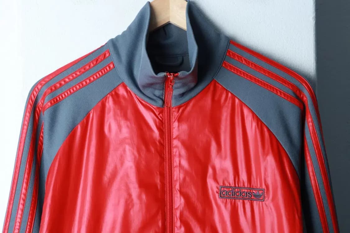 (XL) 아디다스 집업 바람막이 점퍼자켓 00년대 져지 레드-16C91 상품이미지3