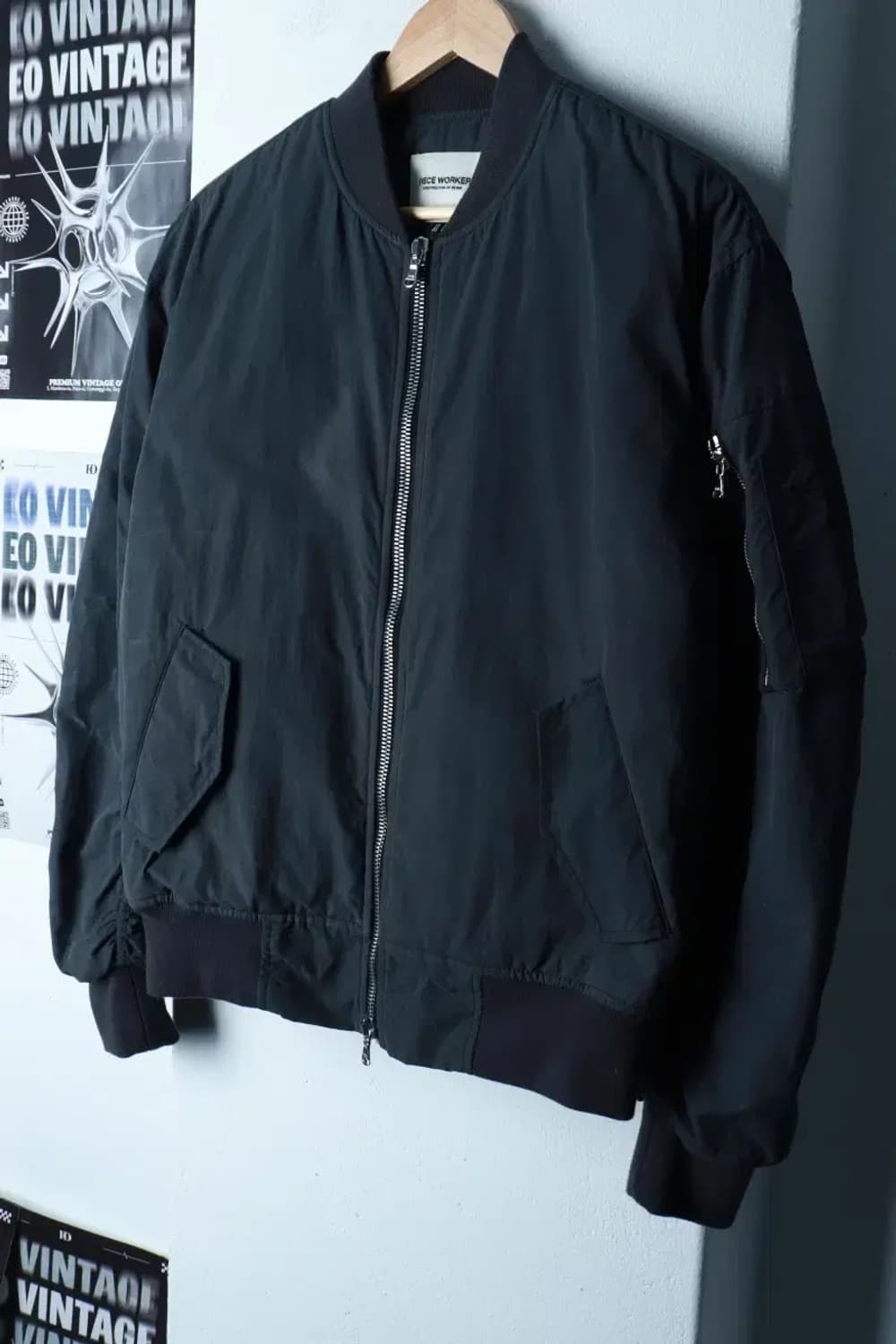 (M-L) 피스워커 집업 바람막이 점퍼자켓 작은사용감 항공-16C93 상품이미지1