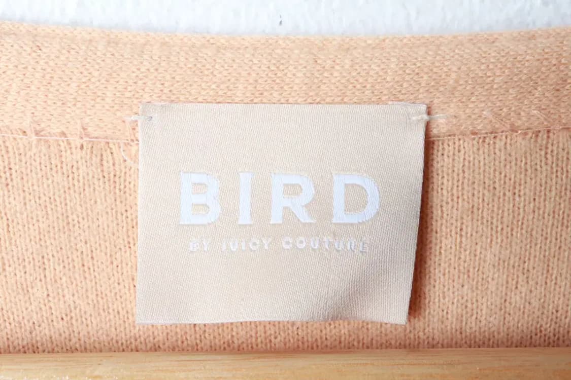 W(F) 쥬시꾸뛰르 니트 가디건 한섬 버드라인 연핑크 울 롱-16C9C 상품이미지6