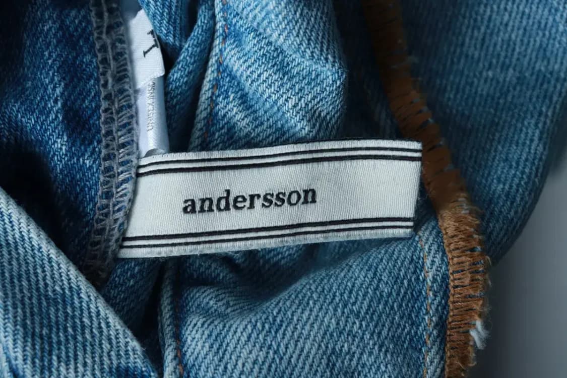 (L-XL) 앤더슨벨 집업 바람막이 점퍼자켓 데님 청 트러커-16C9E 상품이미지7