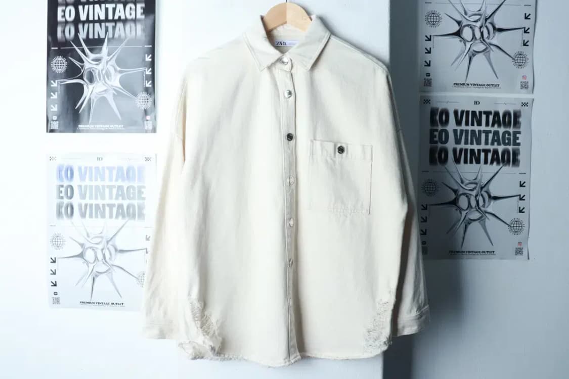 W(S-M) 자라 집업 바람막이 점퍼자켓 트러커 그런지-16C9F 상품이미지2