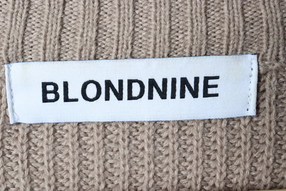 (XL) 블론드나인 니트 루즈핏 브라운 무지-16CA3 상품이미지5