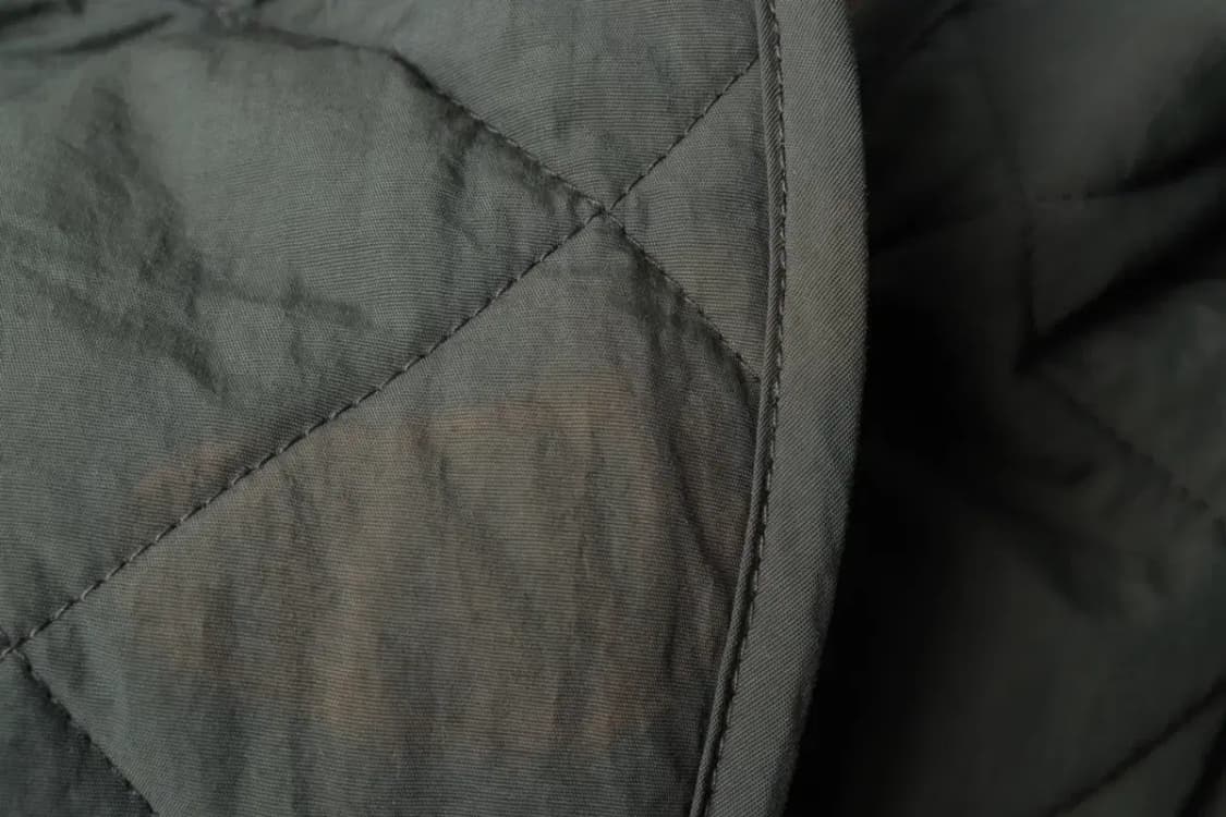 (L) 애드호크 패딩 점퍼자켓 부분오염 조끼 경량 퀄팅 카키-16CA8 상품이미지5