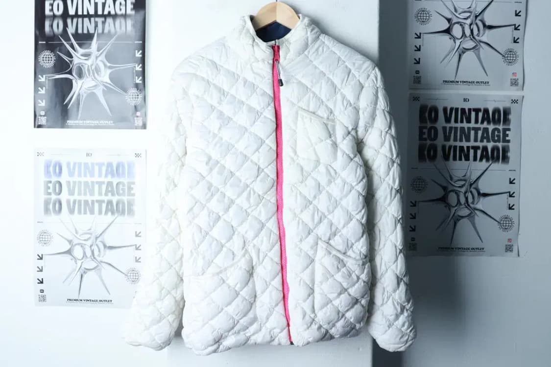 W(F) 미스식스티 패딩 점퍼자켓 리버시블 네이비 올드스쿨-16CA9 상품이미지7