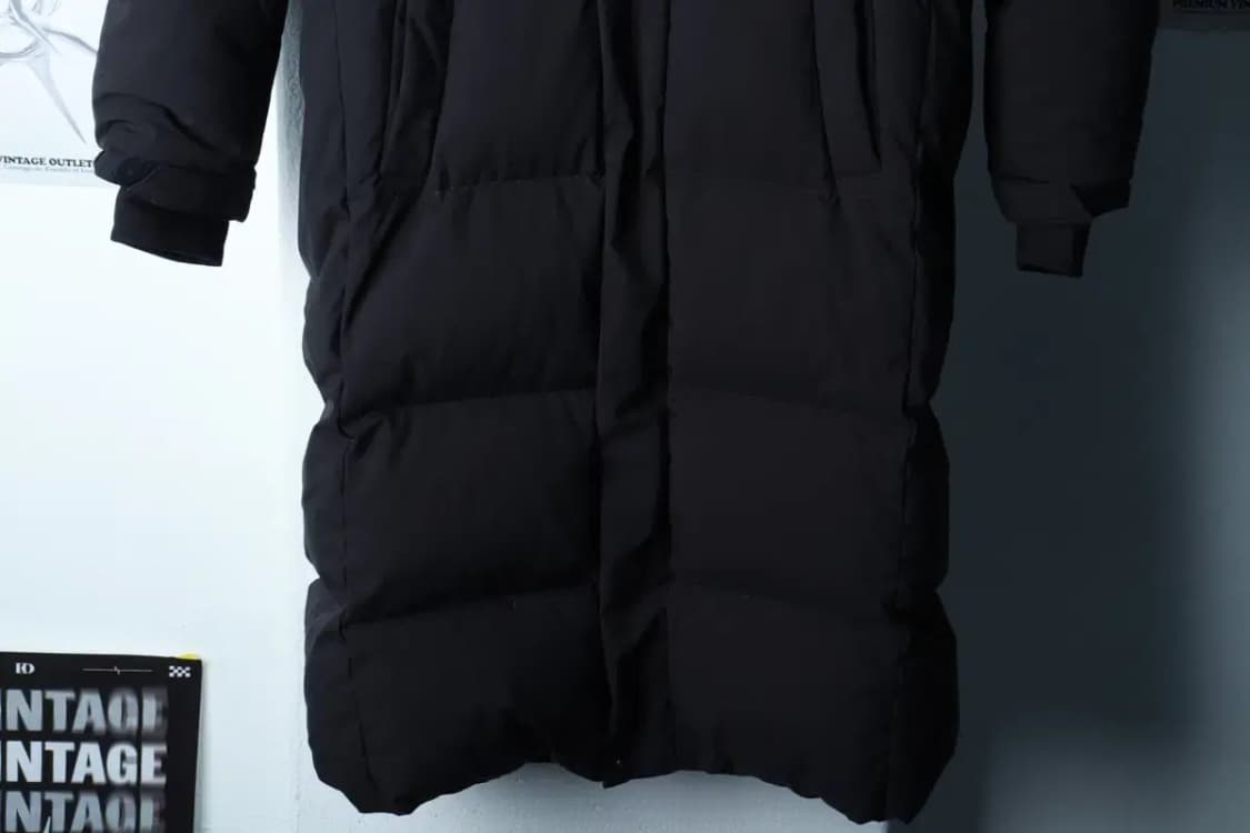 (S-M) 내셔널지오그래픽 패딩 점퍼자켓 덕다운 블랙 롱-16CAA 상품이미지4