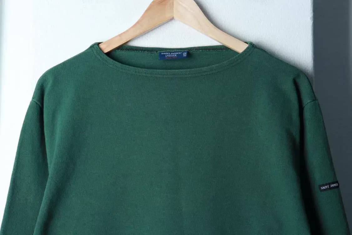 W(L) 세인트제임스 긴팔티셔츠 사용감 무지 그린-16CAC 상품이미지3